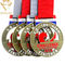Ασημένια τρέχοντας μετάλλια πρωταθλήματος βραβείων αθλητικών μετάλλων