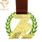 Ασημένια τρέχοντας μετάλλια πρωταθλήματος βραβείων αθλητικών μετάλλων